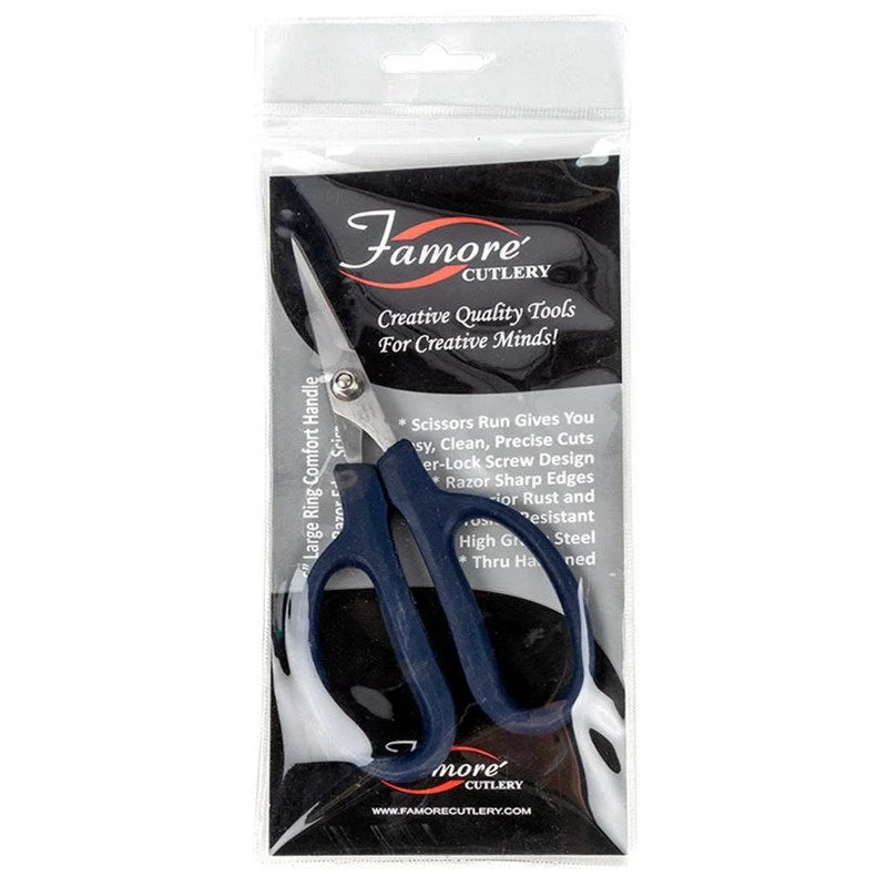 6'' Large Ring Razor Edge Scissors by Famore Cutlery