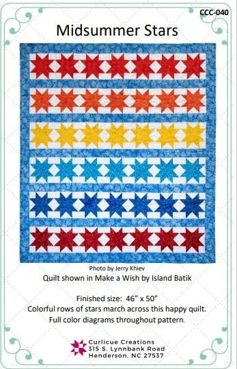 Midsummer Stars Downloadable Pattern by Curlicue Creations