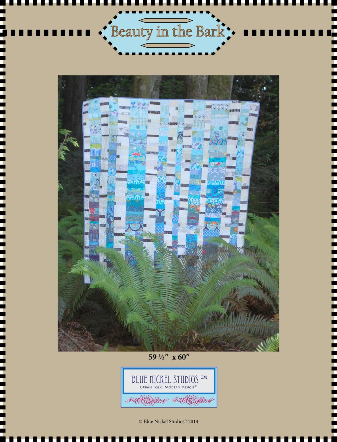 Beauty in the Bark Quilt Pattern by Blue Nickel