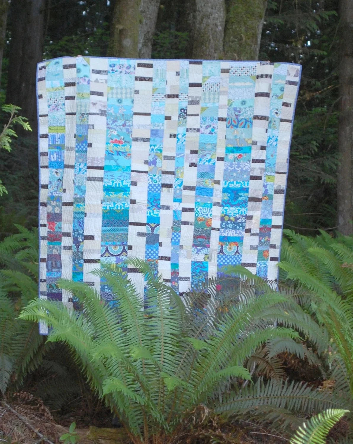 Beauty in the Bark Quilt Pattern by Blue Nickel