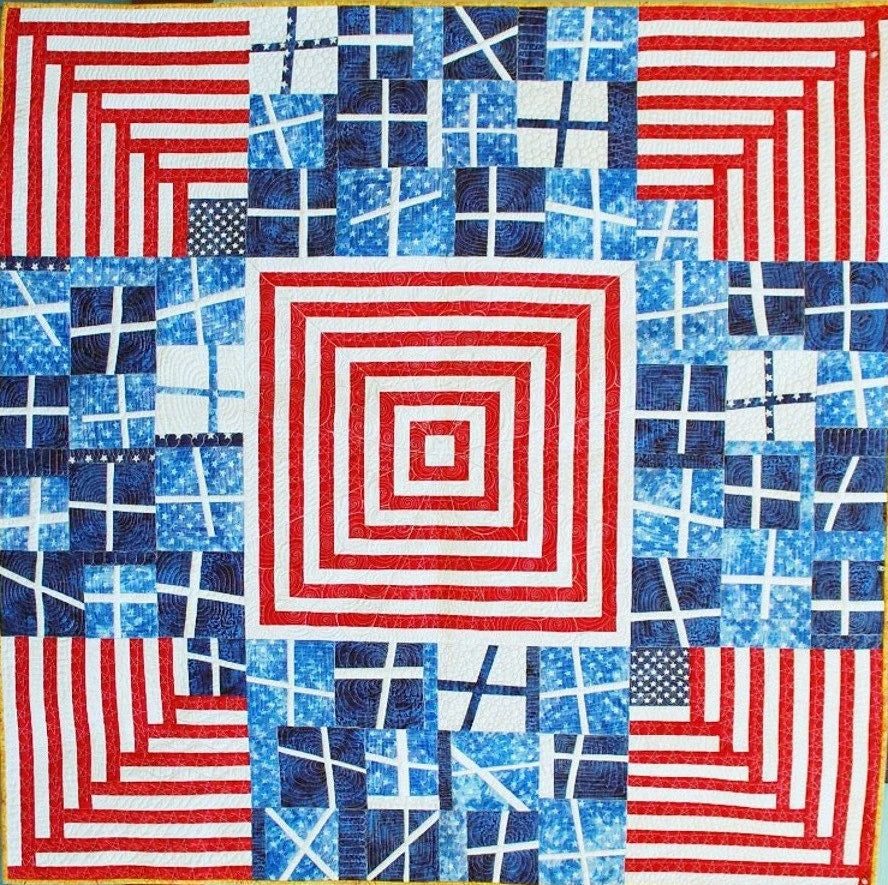 New Glory Quilt Pattern by Blue Nickel