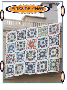 Fireside Chat Quilt Pattern by Blue Nickel