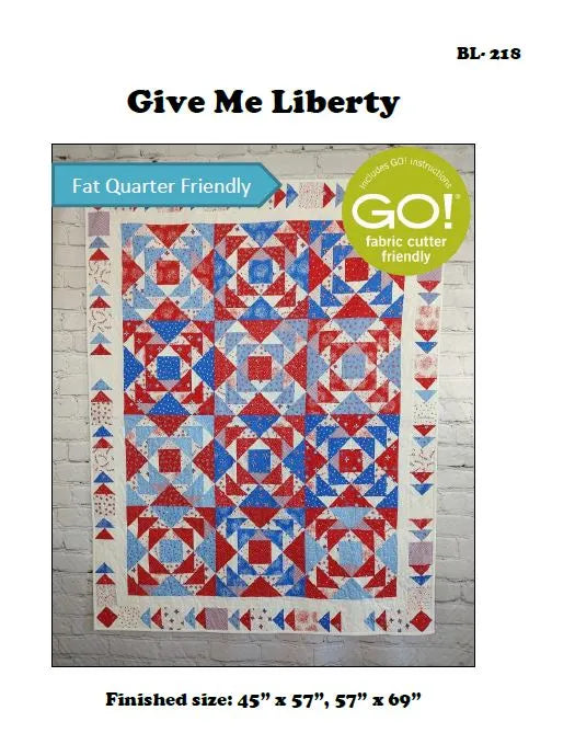 Give Me Liberty Quilt Pattern by Beaquilter