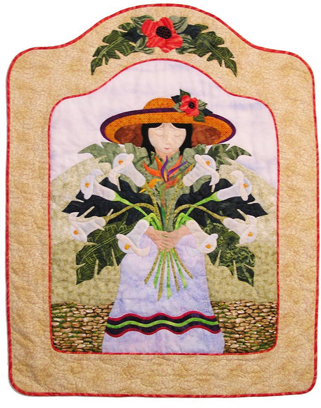 Lily Wall-Hanging Quilt Pattern by P3 Designs