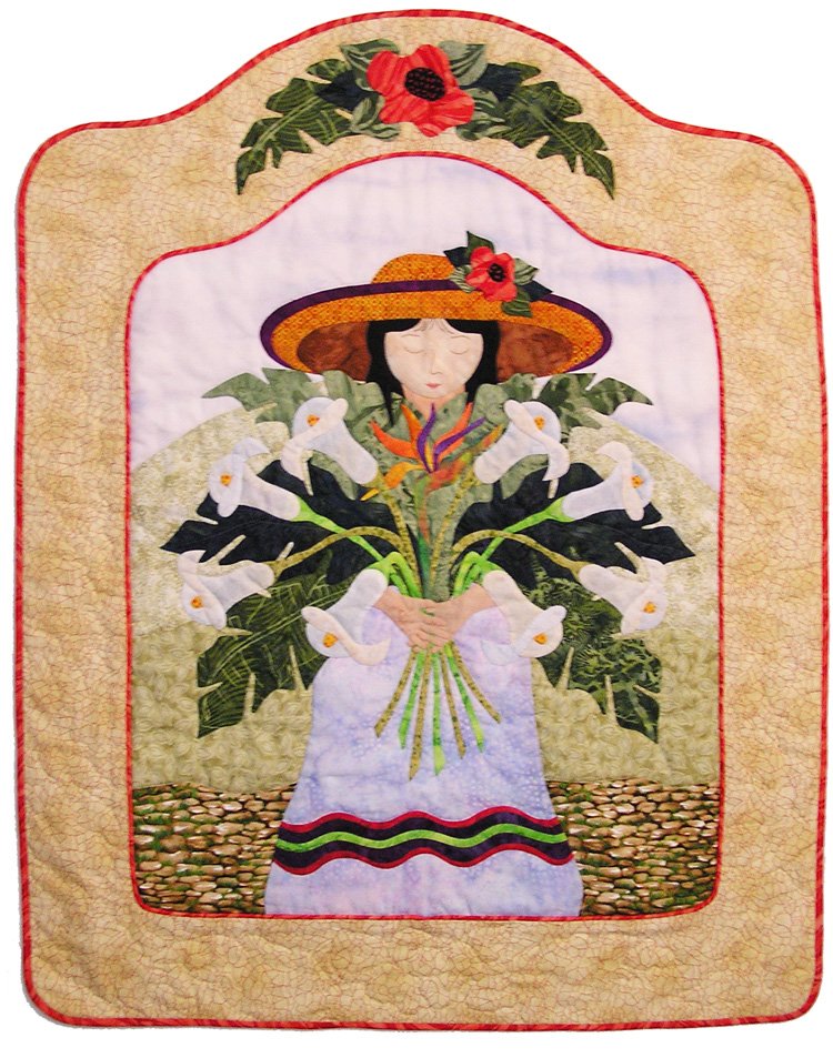 Lily Wall-Hanging Quilt Pattern by P3 Designs