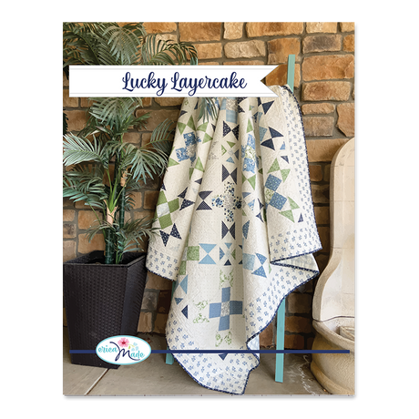 Lucky Layer Cake Quilt Pattern by Confessions of a Homeschooler