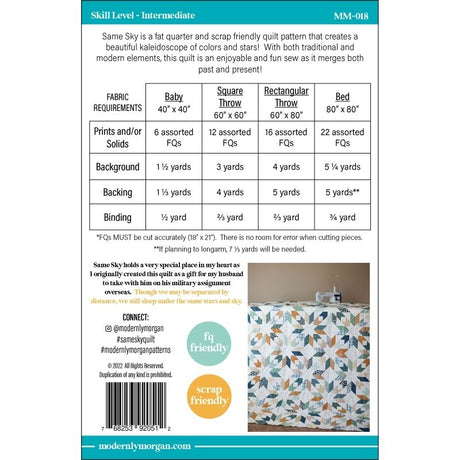 Same Sky Quilt Pattern