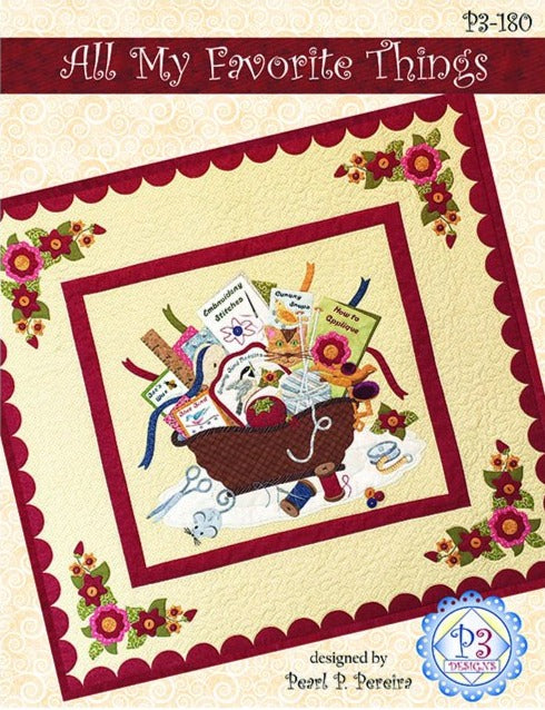 All My Favorite Things Wall-Hanging Pattern by P3 Designs