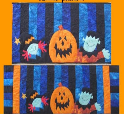 Frankie & Friends Table Runner Pattern by Quilt Doodle Designs