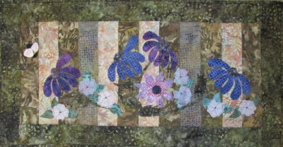 Lydia's Garden Table Runner Pattern by Quilt Doodle Designs