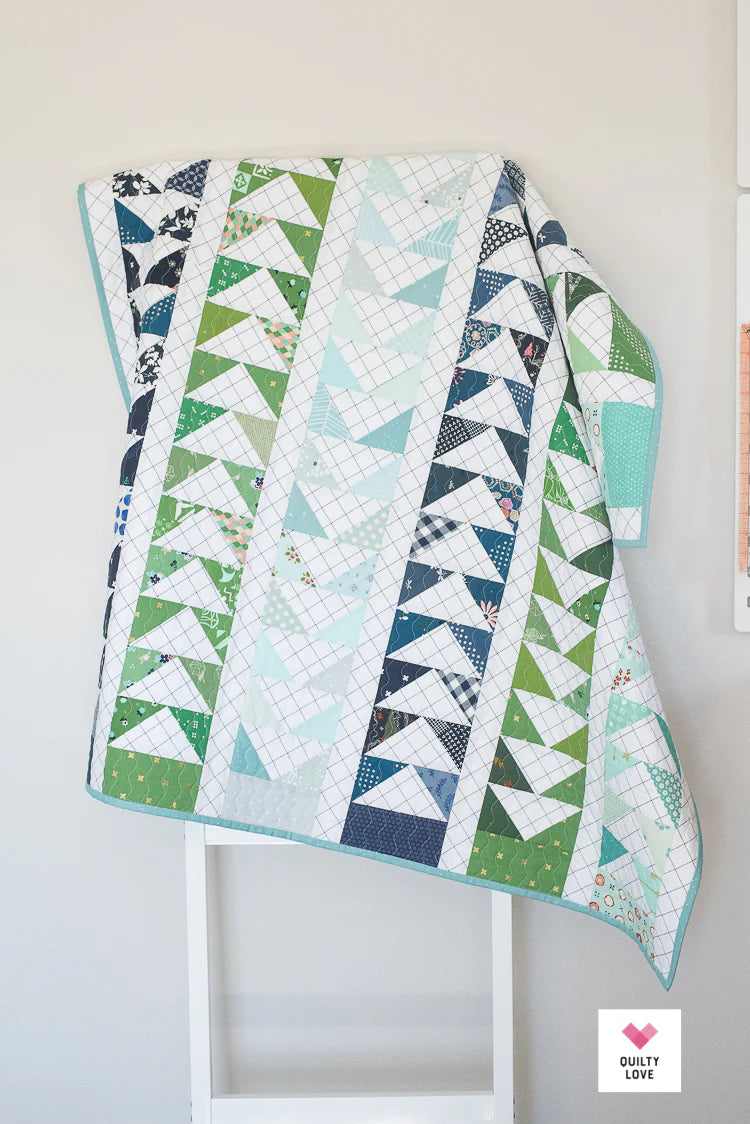 Flying Quilt Pattern by Quilty Love
