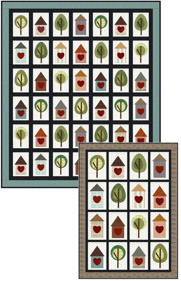 Backyard Friends Quilt Pattern by FatCat Patterns