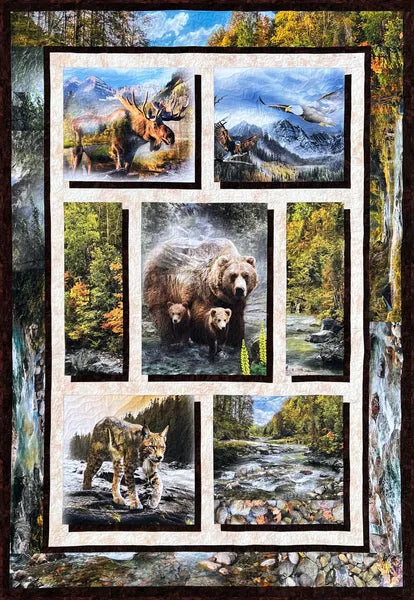 Fall Collage Quilt Pattern by Quilts With A Twist