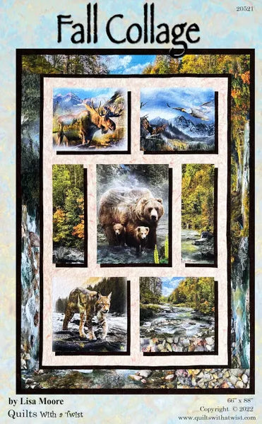 Fall Collage Quilt Pattern by Quilts With A Twist