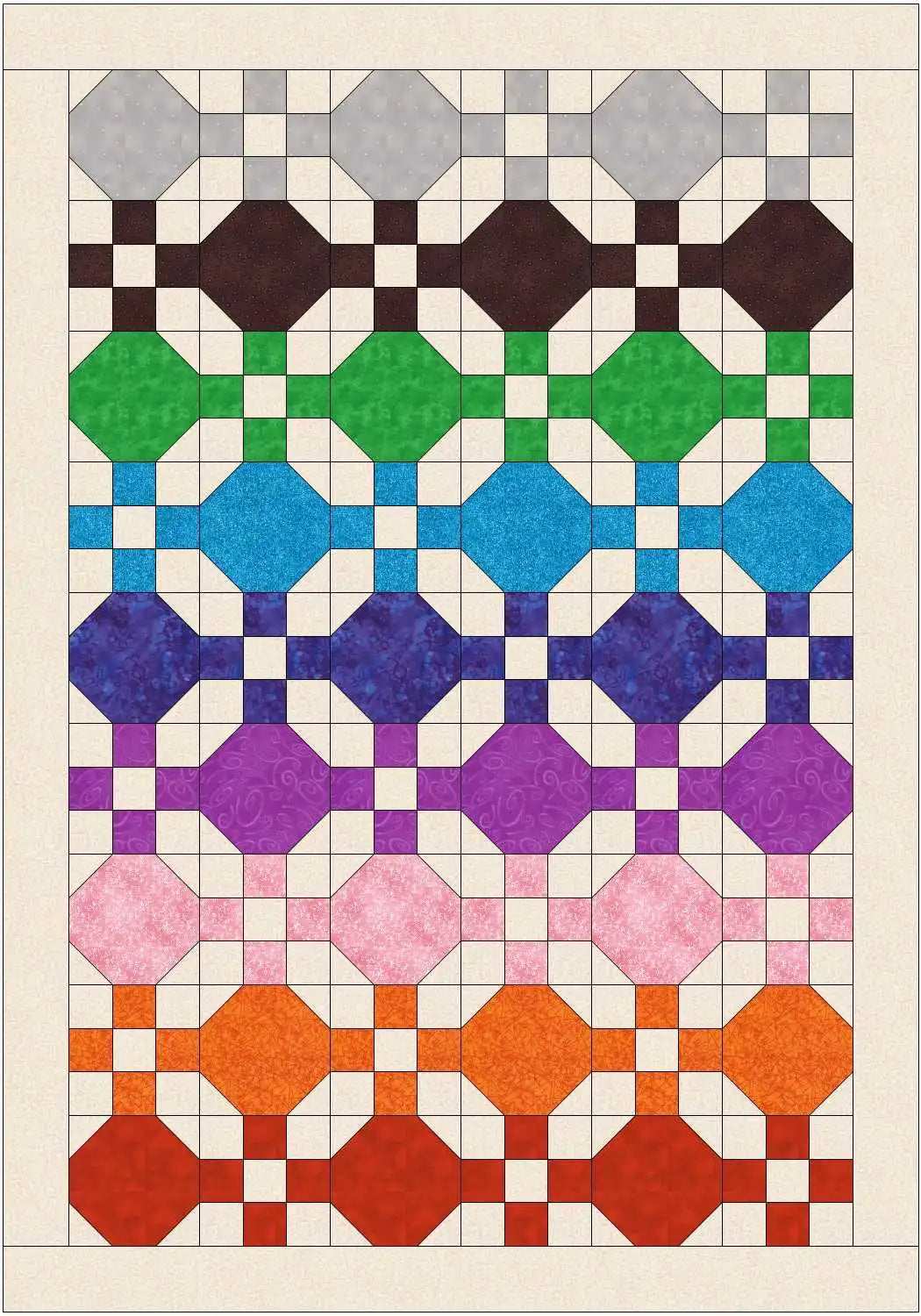 Shelves Full of Yarn Quilt Pattern by Beaquilter