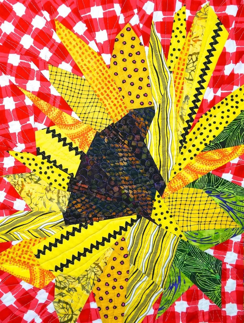 Sunflower Quilt Pattern by Ann Shaw Quilting