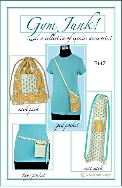 Gym Junk Accessories Pattern by Vanilla House