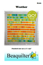 Weather Downloadable Pattern by Beaquilter