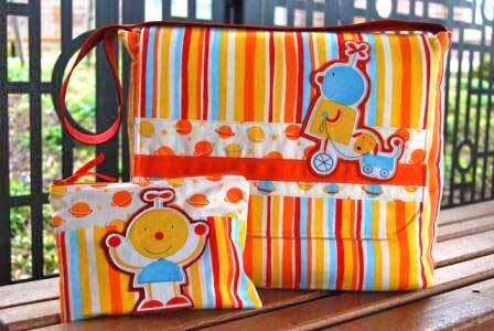 Little Buddy Messenger Bag Pattern by Wired Up Designs