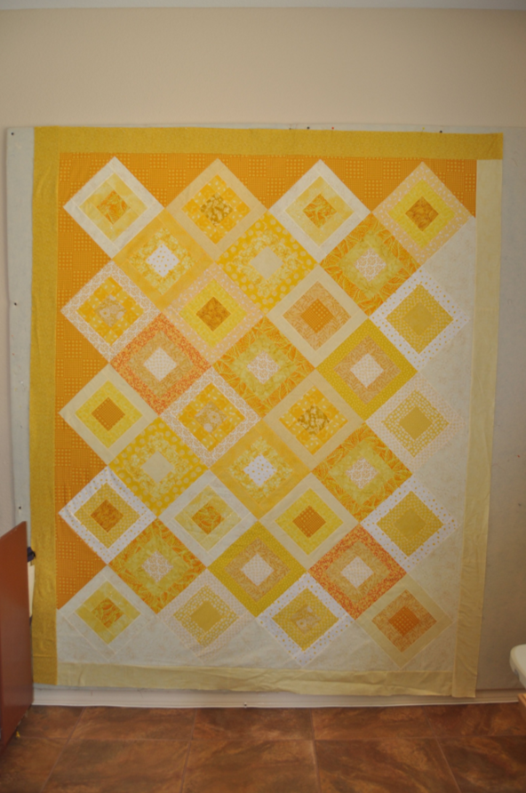 Yellow Suns Quilt Pattern by True Blue Quilts
