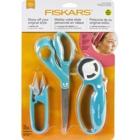 Fiskars Garment Sewing Fashion Starter Set 3pcs