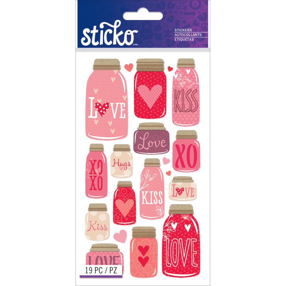 Mason Jar Love Stickers