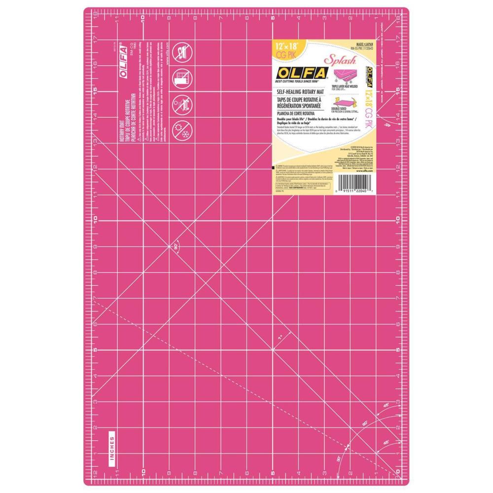 OLFA Double-Sided Self-Healing Cutting Mat 12"X18"