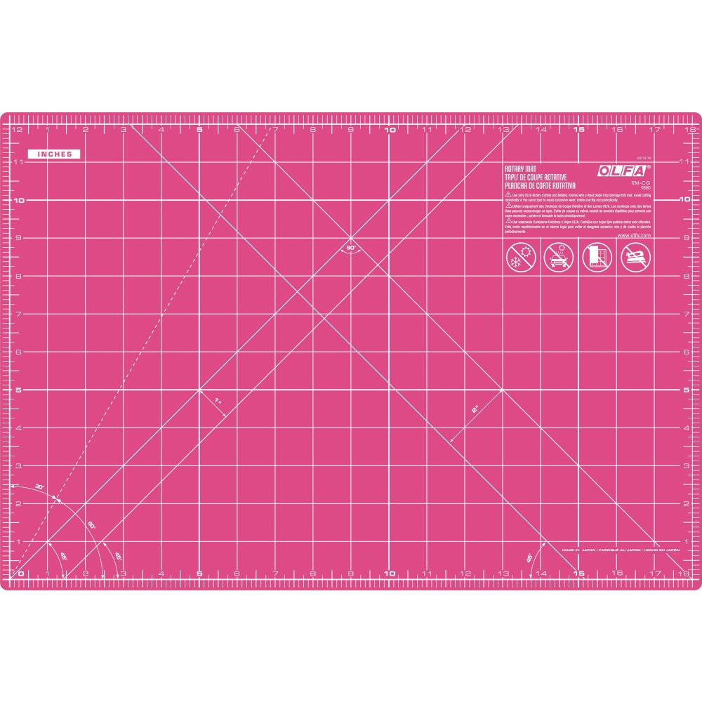 OLFA Double-Sided Self-Healing Cutting Mat 12"X18"