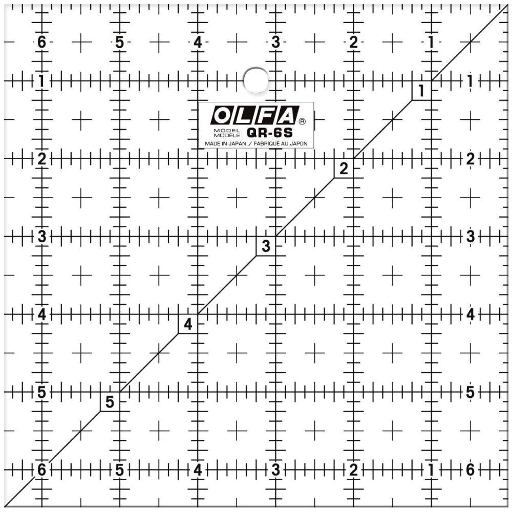 OLFA Frosted Advantage Non-Slip Ruler "The Compact"