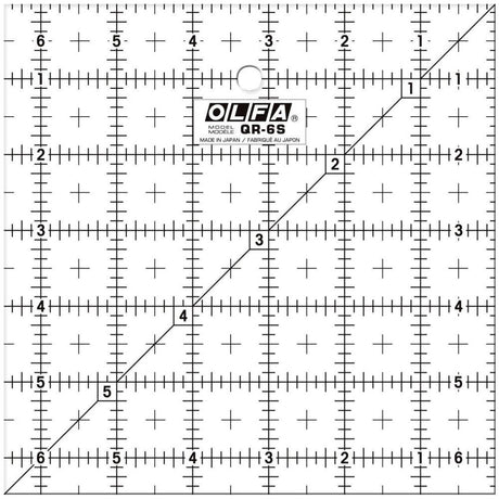 OLFA Frosted Advantage Non-Slip Ruler "The Compact"