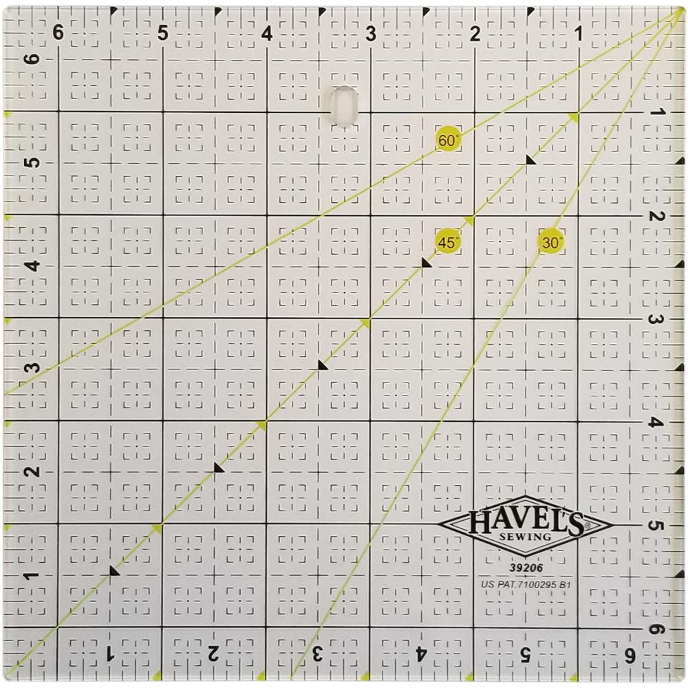Havel's Square Fabric Ruler 6.5"