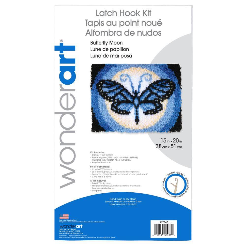 Butterfly Moon Latch Hook Kit