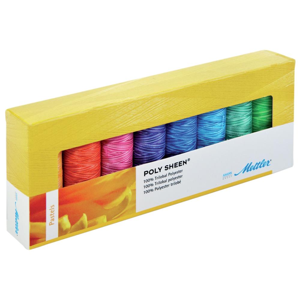 Mettler Poly Sheen Thread Kit 8/Pkg