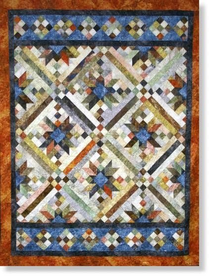 Smokey River Quilt Pattern by Whirligig Designs
