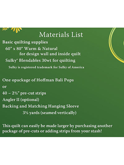 Bali Jewels Wall Hanging Pattern