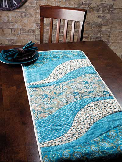 EZ Breezy Quilt-as-you-Go Table Runner & Place Mats