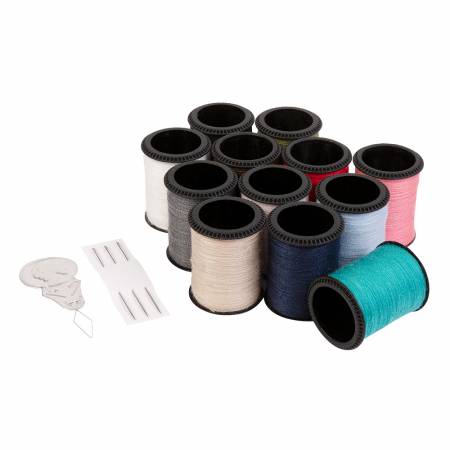 Hand Sewing Thread Pack 12pc - Fashion