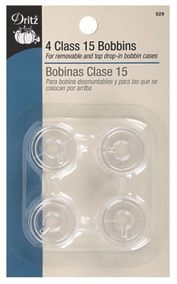 Bobbin Plastic Class 15 4ct