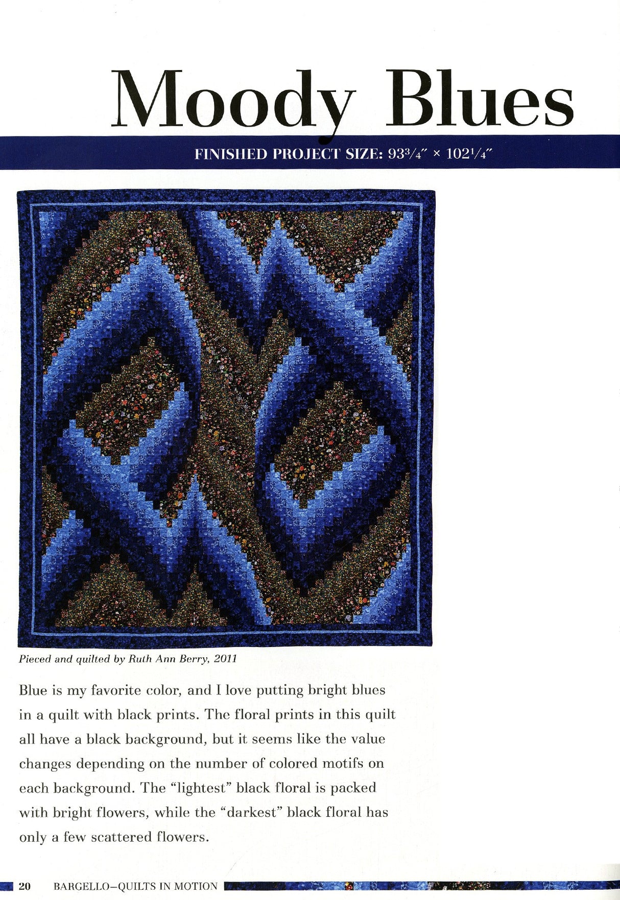 Bargello Quilts in Motion