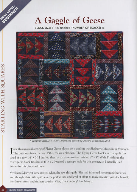 Necktie Quilts Reinvented