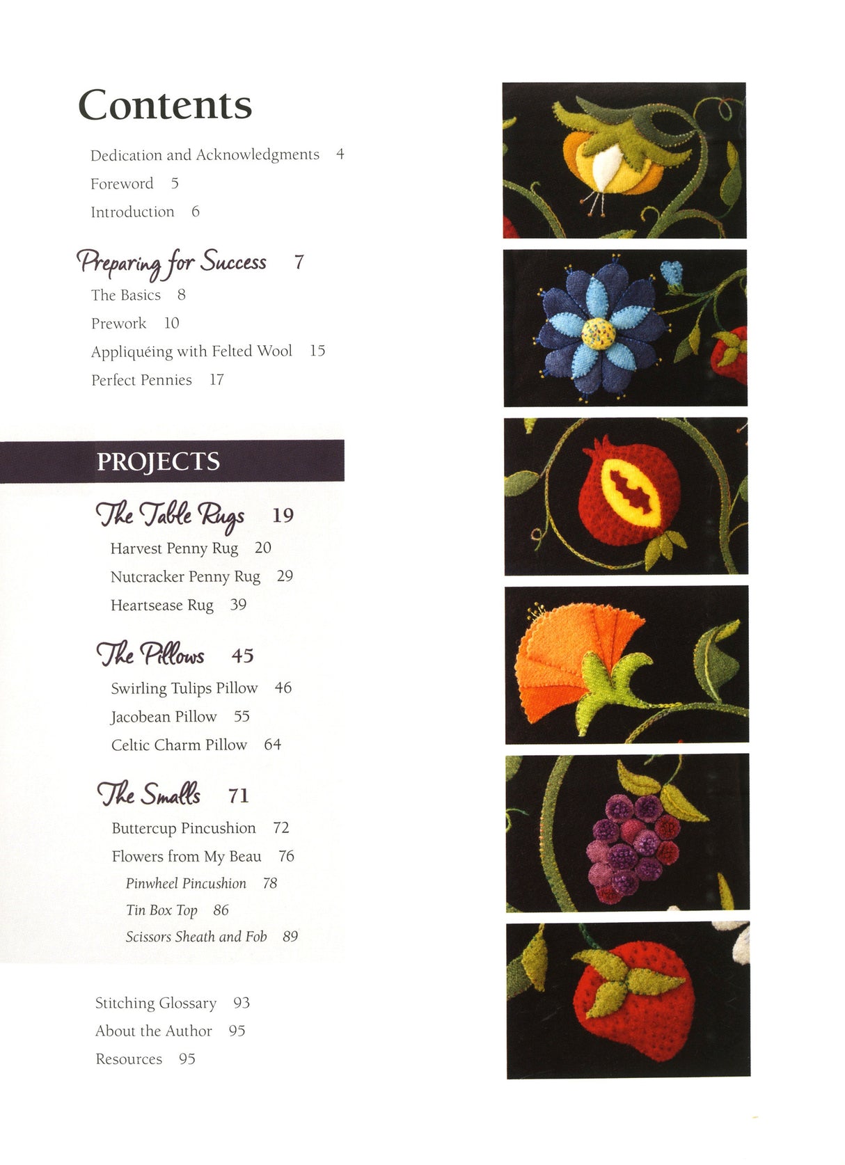 Gorgeous Wool Applique