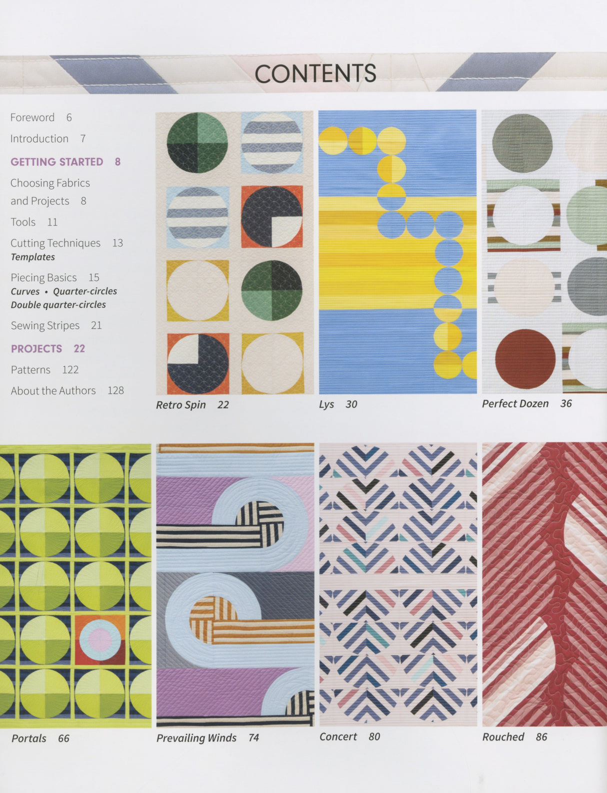 Quilt Modern Curves & Bold Stripes