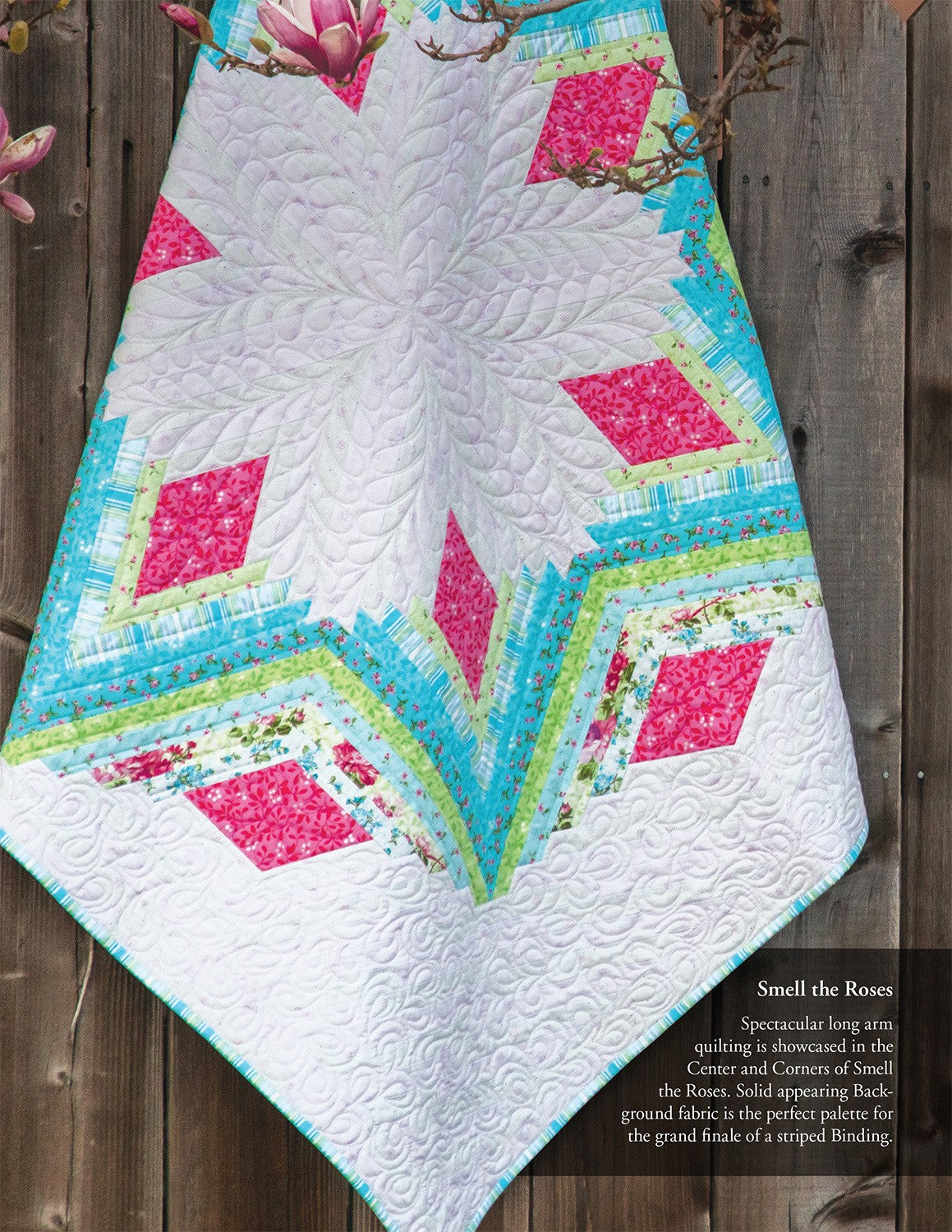Diamond Log Cabin Quilts and Tree Skirt