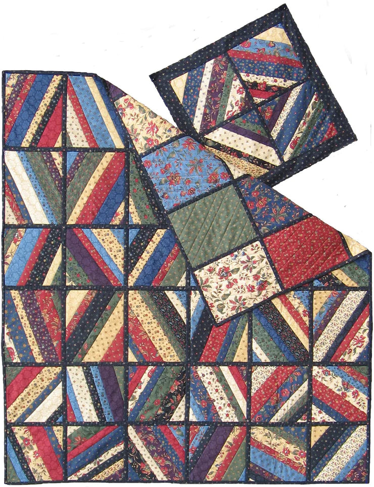 Bowing The Strings Quilt Pattern by Among Brenda's Quilts and Bags