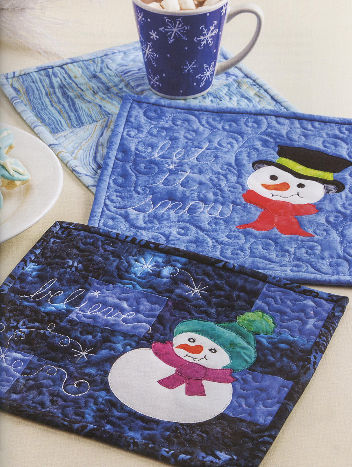 Learn to Make Quilted Mug Rugs