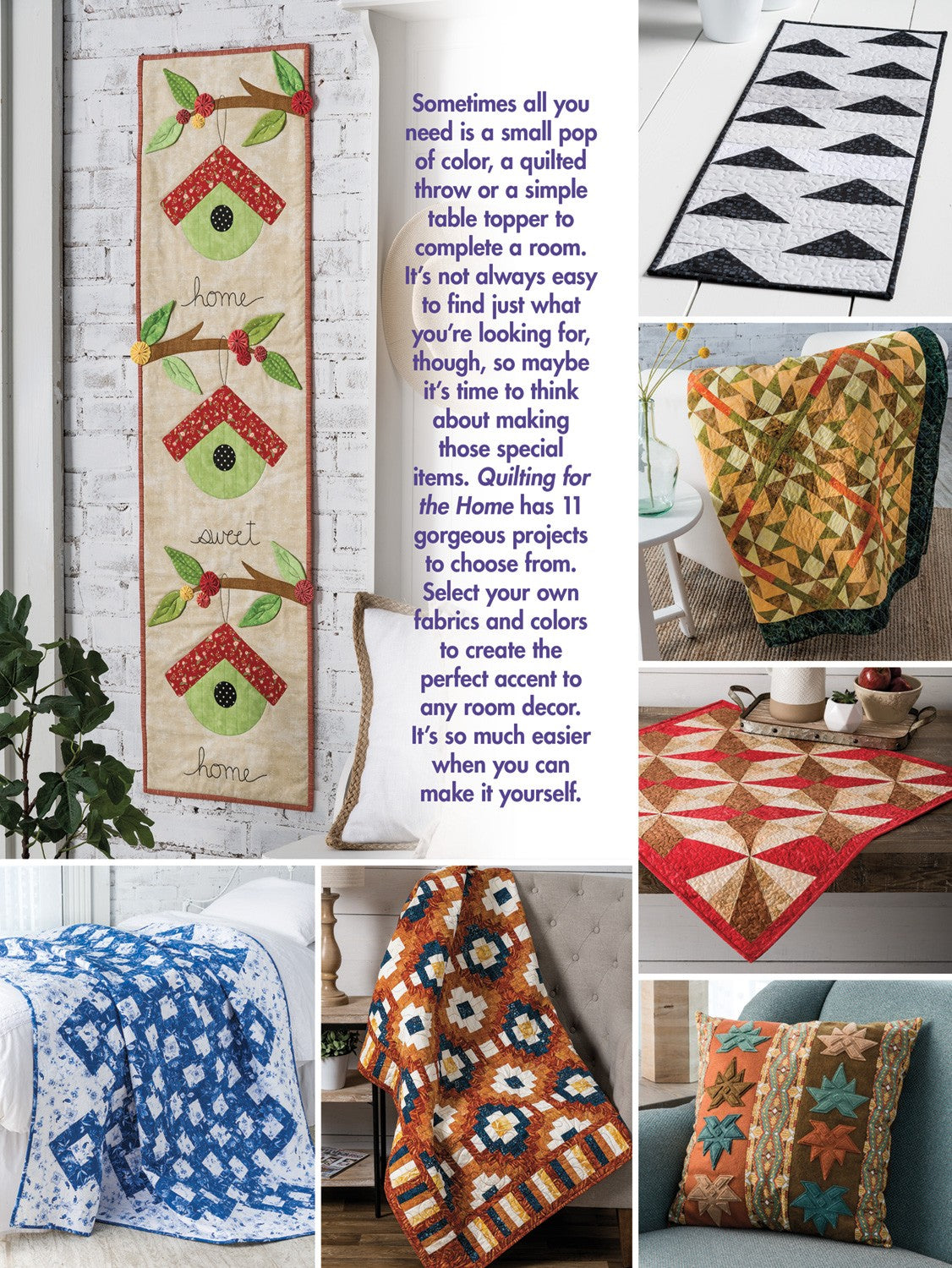 Quilting For The Home