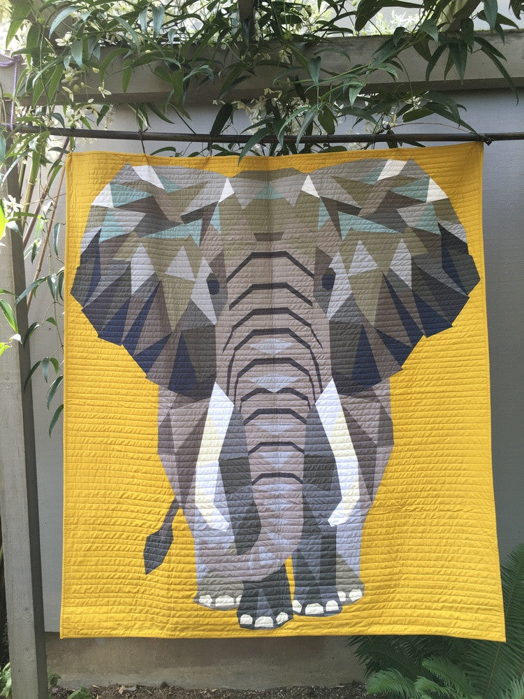 Elephant Abstractions Quilt