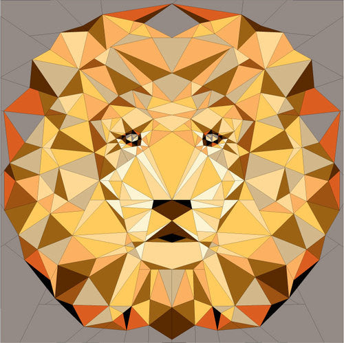 Jungle Abstractions - The Lion Quilt