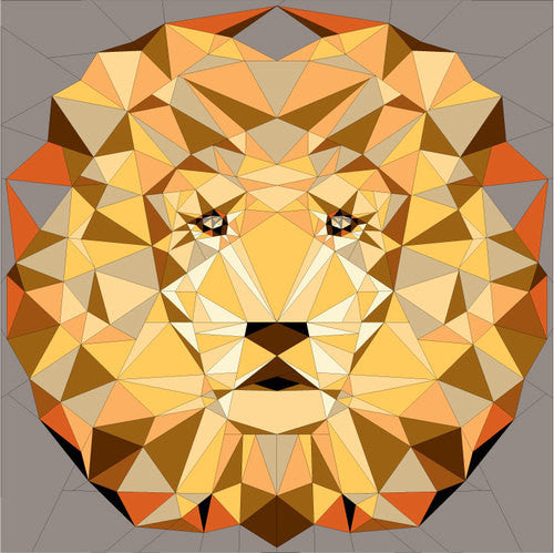 Jungle Abstractions - The Lion Quilt