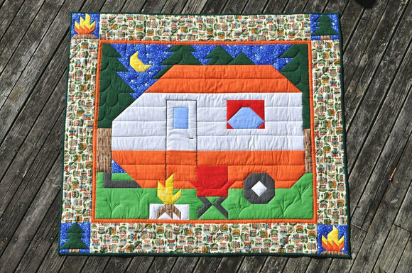Happy Camper Downloadable Pattern by Counted Quilts